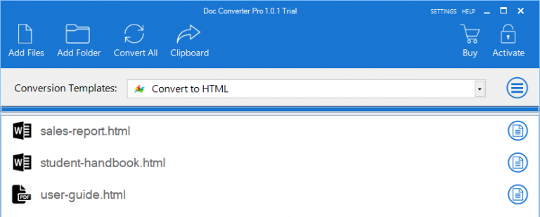 Free trial - Doc Converter Pro